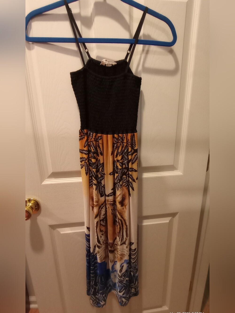 Black Top Maxi Dress